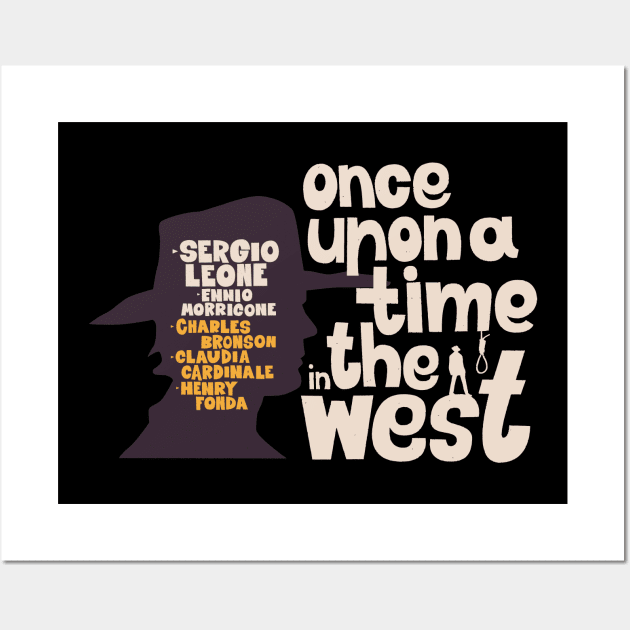 Serenade of the Spaghetti Western: Tribute to Once Upon a Time in the West Wall Art by Boogosh